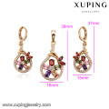 64149 Xuping New Fashion Colourful Design Woman Jewelry Set special delicate popular pendant